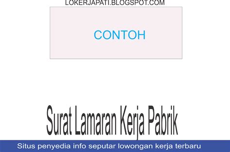 Penulisan Rt Rw Yang Benar Dalam Surat Lamaran Pekerjaan - Delinews ...