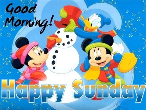 Good Morning, Happy Sunday | Disney characters christmas, Mickey mouse ...