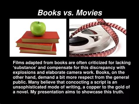 PPT - Books vs. Movies PowerPoint Presentation, free download - ID:4533044