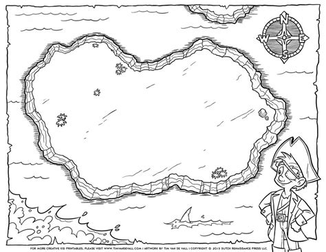 Printable Treasure Map Template