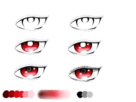 red anime eye DASOUL_MANGA - 插图 ART street