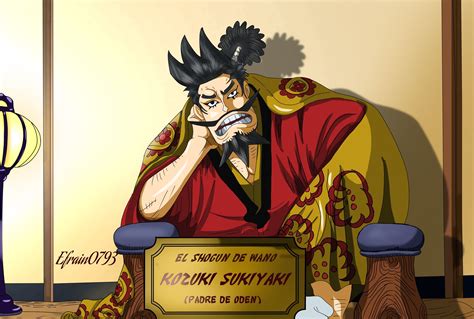 Kozuki Sukiyaki - Oden father (shogun) by efrain0793 | One piece manga, One piece anime, Monkey ...