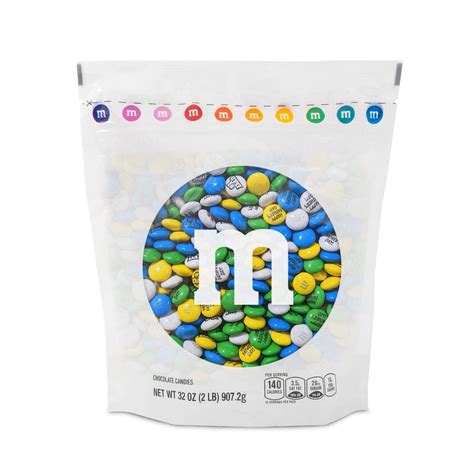 Give you more choice M&M's Milk Chocolate Green Candy - 2lbs of Bulk Candy in Resealable Pack ...