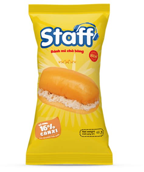 Staff bánh mì chà bông 60g