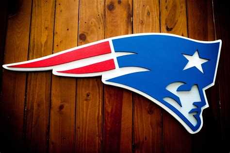 Patriots Custom Logo Wood Wall Art – Patriot Wood