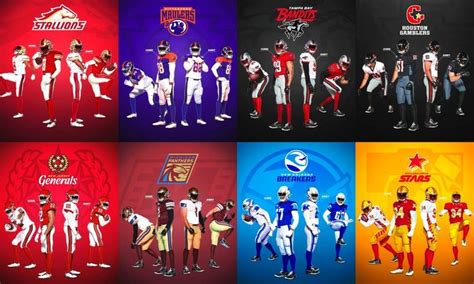 USFL Uniforms: Ranking The Worst and The Best | Helmet design, Favorite ...