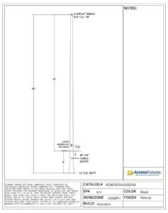 Fiberglass Light Poles for LED Lighting | Access Fixtures