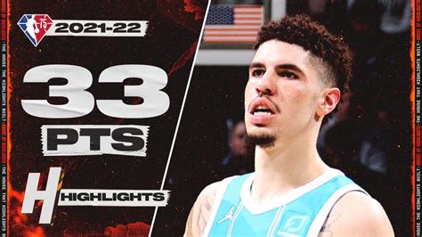 LaMelo Ball EPIC 33 PTS 7 THREES Full Highlights vs Nets 🔥 - Win Big Sports