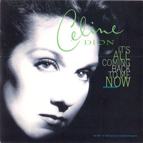 Celine Dion* - It's All Coming Back To Me Now (1996, CD) | Discogs