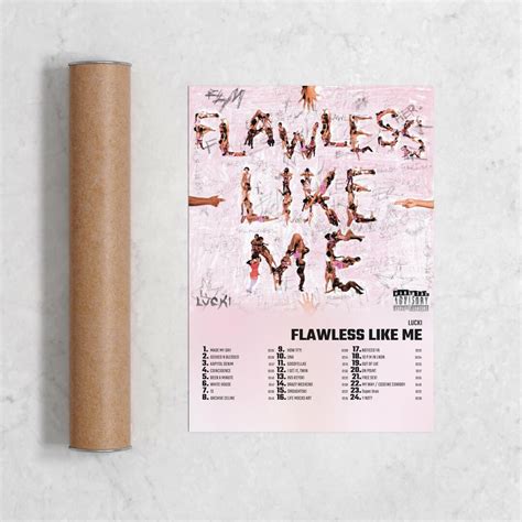 Lucki Flawless Like Me Album Cover Poster Print Wall Art - Etsy