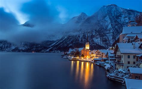 Austria Hallstatt Winter 2020 Scenery HD Photography Preview | 10wallpaper.com