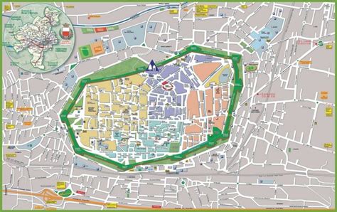 Large detailed tourist map of Lucca Tourist Map, Europe Map, City Maps, Lucca, Asian Art, North ...