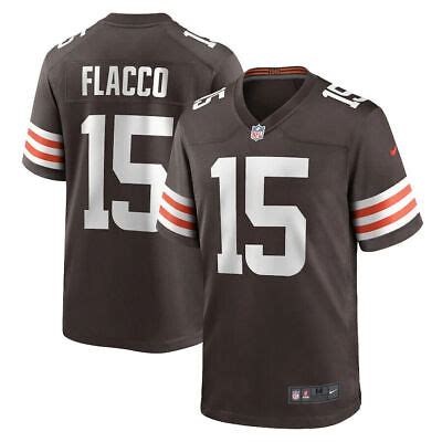 Joe Flacco Browns Name and Number Men Stitched Jersey Brown | eBay