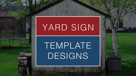 Yard Sign Template Designs for your Political Campaign • CallHub