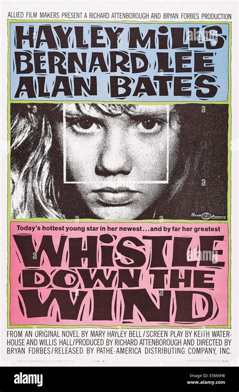 WHISTLE DOWN THE WIND, US poster art, Hayley Mills, 1961 Stock Photo - Alamy