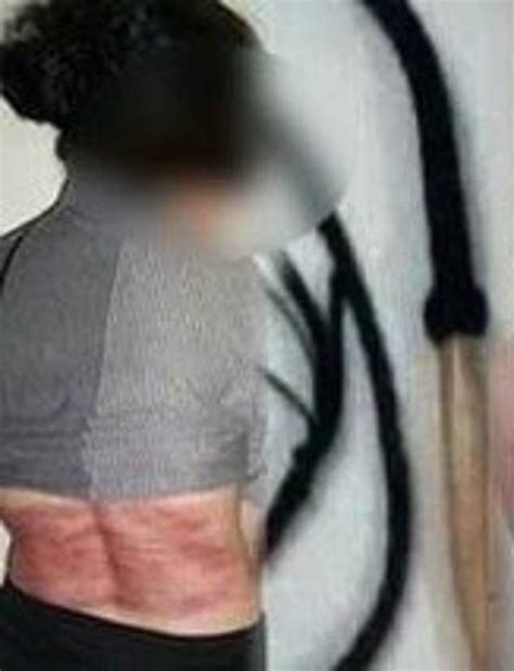 Iranian woman, 33, is whipped 74 times leaving her with gruesome injuries after being charged ...