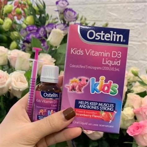 Ostelin Vitamin D3 Liquid Kids Cho Bé 6 Tháng Tuổi Của Úc 20ml - Hội ...