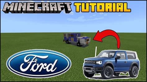 Minecraft SUV- How To Build A 2021 Ford Bronco Minecraft Car Tutorial - YouTube