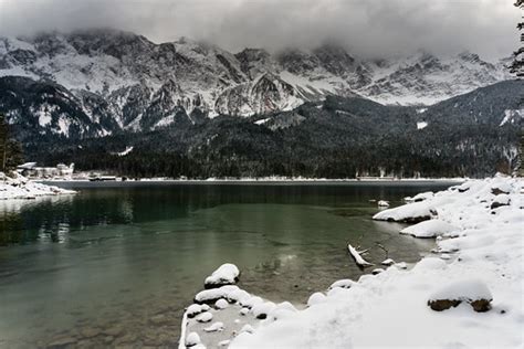 Eibsee Germany | Eibsee in winter with partially concealed m… | Flickr