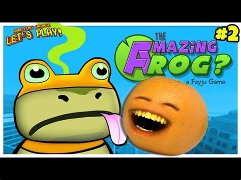 Annoying Orange Plays - Amazing Frog #2: Flying Frog Legs! - YouTube | Amazing frog, Annoying ...