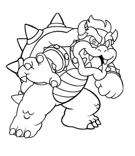 Bowser Coloring Page