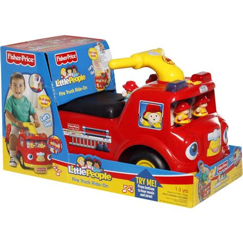 Mackie - Fisher Price Little People - Fire Truck Ride-On . Buy Best Fisher Price Little People ...