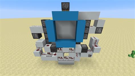 I just made a 2-wide 3x3 piston door. I'm proud of it.[11x2x9] : r/redstone