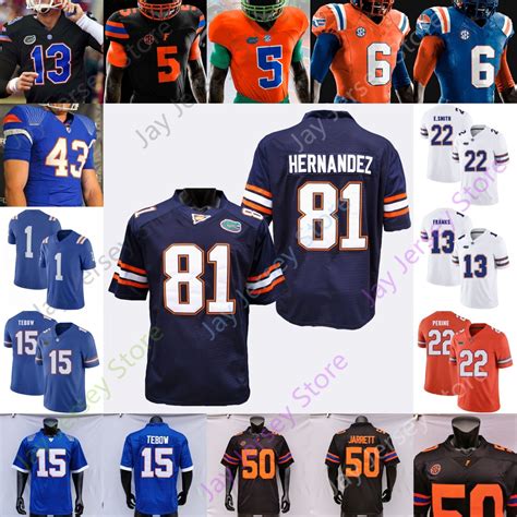 2020 Florida Gators Football Jersey NCAA College Aaron Hernandez Tim ...