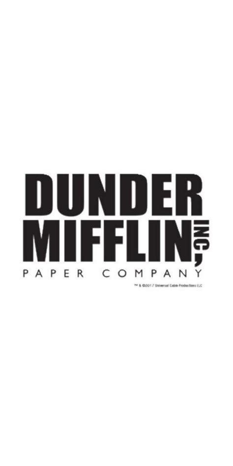 Dunder Mifflin Wallpaper | Mifflin, Paper companies, Dunder mifflin