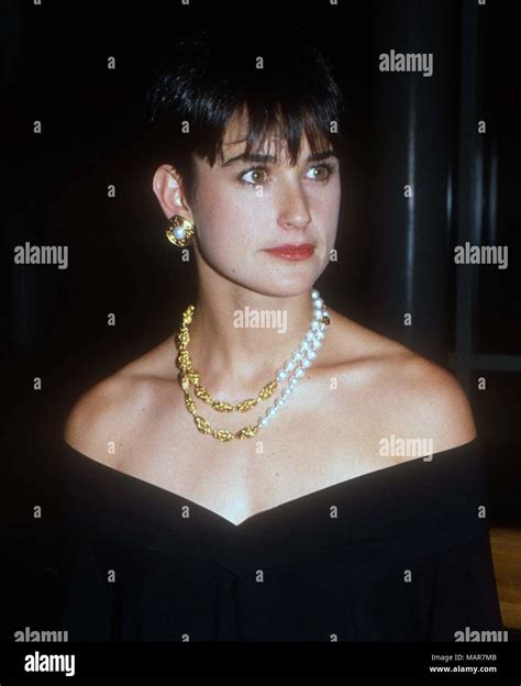 Demi Moore 1989 Photo By John Barrett/PHOTOlink.net Stock Photo - Alamy