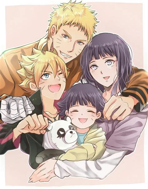 Family Uzumaki | Naruto and sasuke, Naruto, Hinata