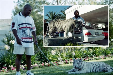 Mike Tyson's pet tiger tried to eat his neighbour's DOG which caused ...