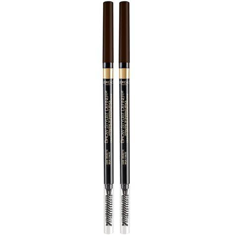 L'Oreal Paris Brow Stylist Definer Waterproof Eyebrow Mechanical Pencil, Dark Brunette, 0.01 fl ...