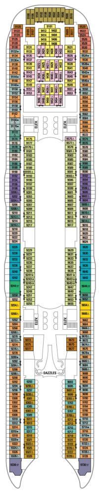 Deck 9 - Allure of the Seas Deck Plans | Royal Caribbean Blog