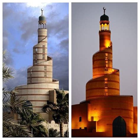 Day and Night... Fanar Tower, Doha, Qatar | Tower, Qatar travel, Lighthouse