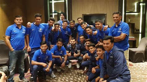 India captain Virat Kohli U-19 Team World Cup 2018 New Zealand