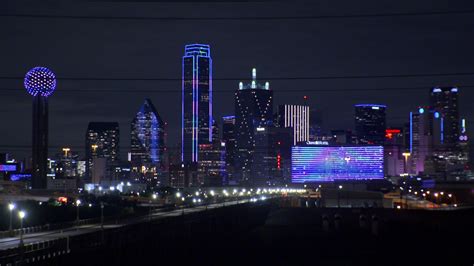 Dallas skyline goes blue in show of support for Israel amidst conflict with Hamas | wfaa.com