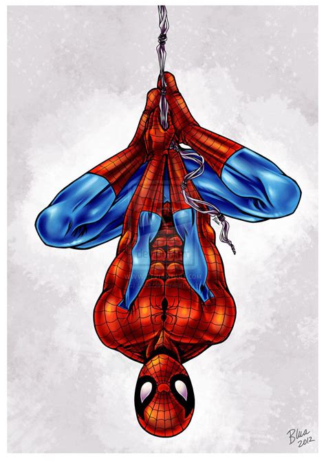 Spiderman Hanging Upside Down Drawing Easy To search on pikpng now