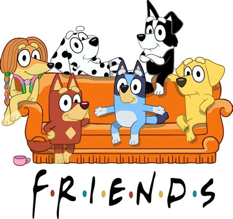 25 Bluey Bundle, Bluey and Bingo, Friends PNG - Etsy