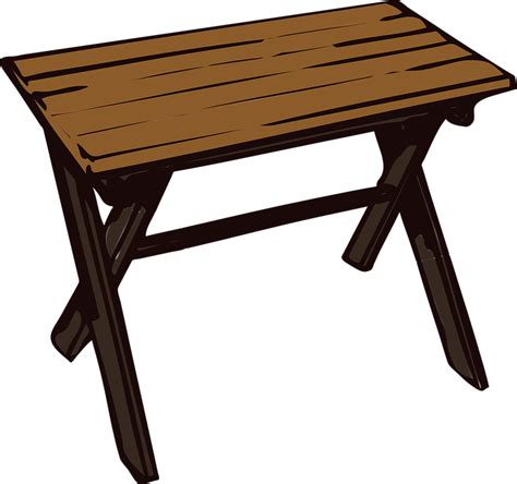 Table Wooden Small · Free vector graphic on Pixabay