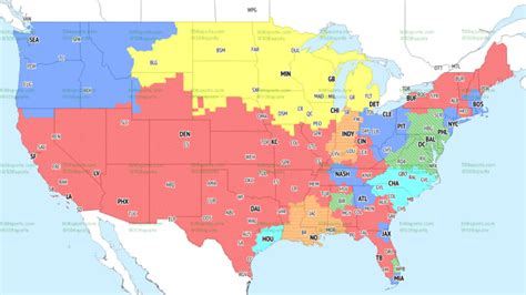 NFL coverage map 2023: TV schedule Week 8