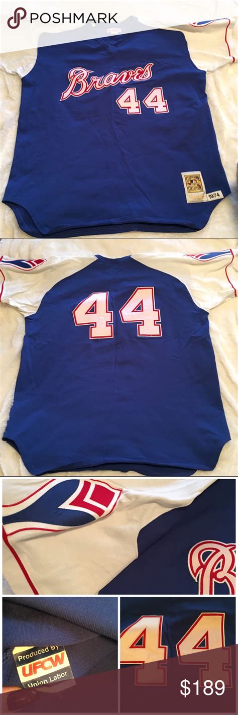 🆑 Authentic Hank Aaron Braves Throwback Jersey | Braves, Gifts for hubby, Baseball jersey men