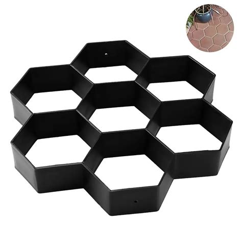 Garden concrete molds paving brick For DIY Plastic Path Maker Mold Paving Cement Brick Molds ...