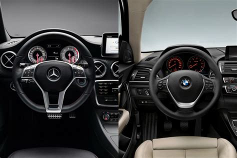 Static comparison: Mercedes-Benz A-Class vs BMW 1 Series facelift ...