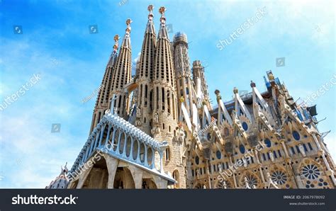 Sagrada Familia Construction Works Barcelona Spain Stock Photo (Edit ...