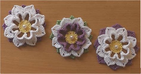 Crochet Flower ( Very Easy-Tutorial )