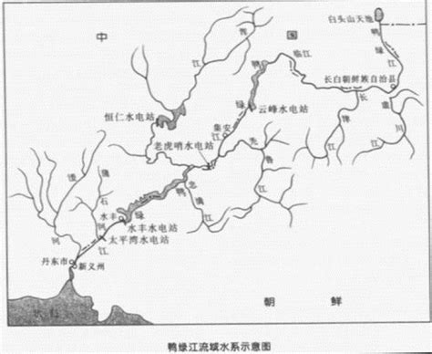 鸭绿江流域水系图,鸭绿江地图高清版大图 - 伤感说说吧