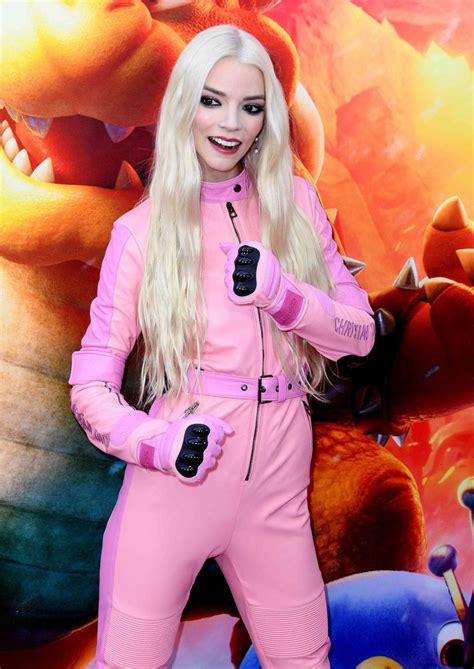 Anya Taylor-Joy Wore Princess Peach's Signature Pink Racing Suit on the Red Carpet