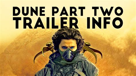 Dune 2 Trailer Release Date & Movie Premiere Info - YouTube