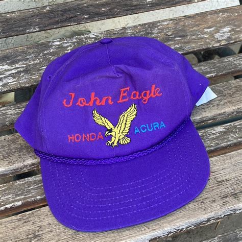 Vintage John Eagle Honda Acura Snapback. Adjustable... - Depop